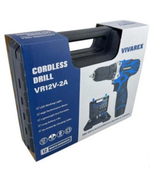 مجموعه 28 عددی پیچ گوشتی شارژی ویوارکس مدل VR12V-2A