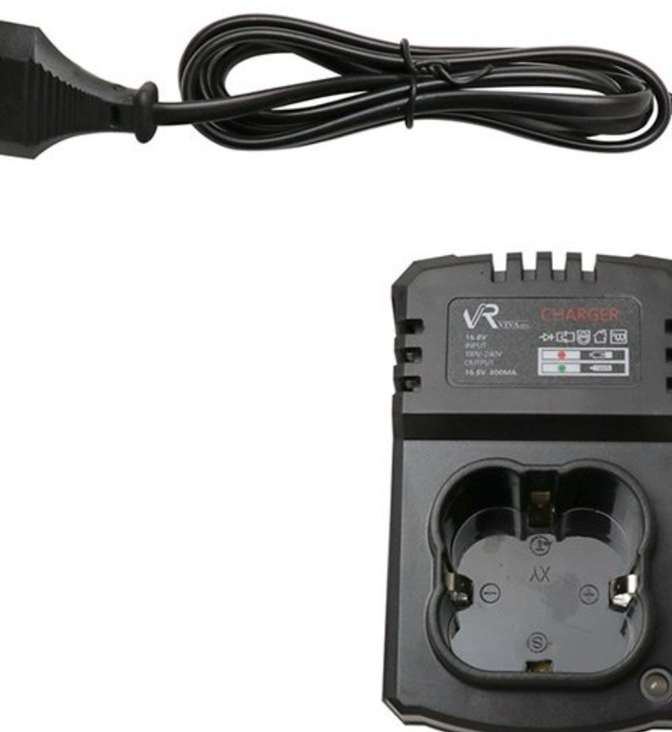 دریل شارژی ویوارکس مدل VR1610V-21BL با ۲ باتری و موتور براشلس