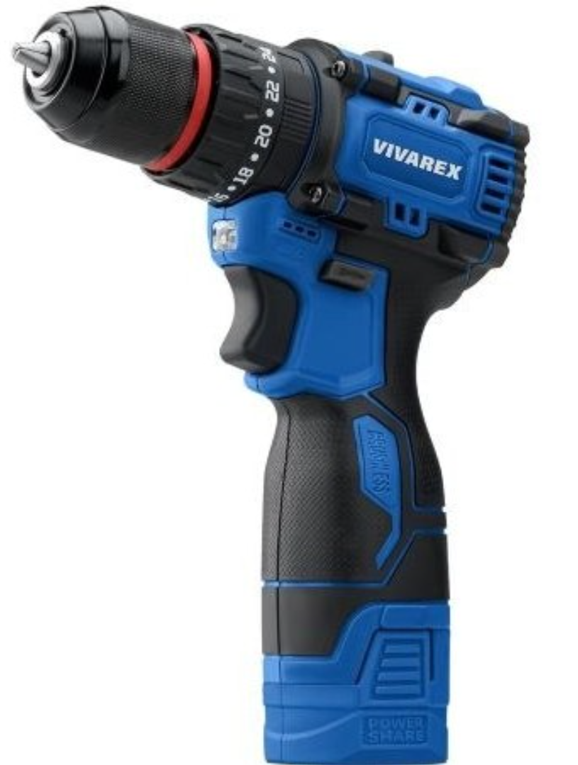 دریل شارژی ویوارکس مدل VR1608-BLX ۱۶ ولت با دو باتری اتوماتیک